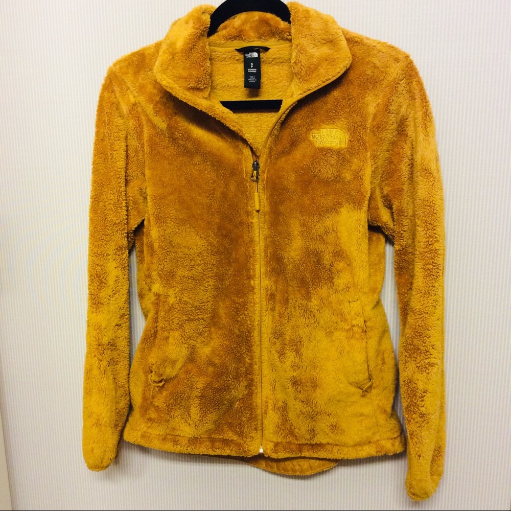 Yellow North Face Fleece Jacket Size S
